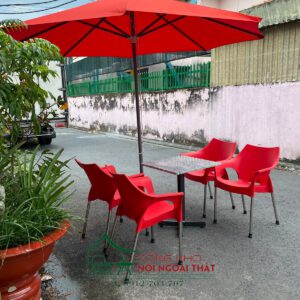 Bàn ghế nhựa BGN-001