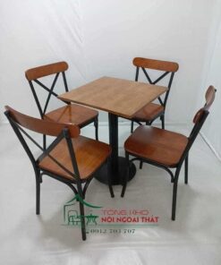 Bàn ghế sắt BGS-003