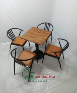 Bàn ghế sắt BGS-004