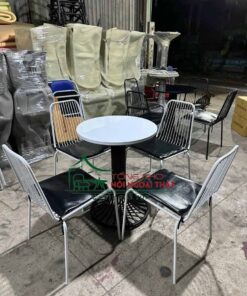 Bàn ghế sắt BGS-007