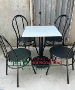 Bàn ghế sắt BGS-008