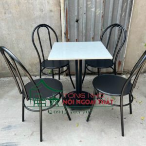 Bàn ghế sắt BGS-008