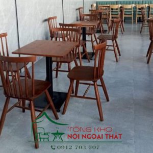 Bàn ghế gỗ BGG-006
