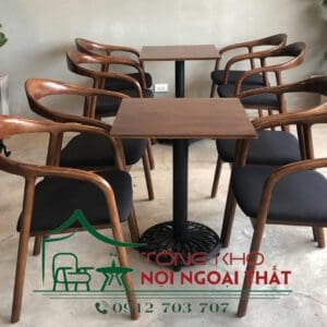 Bàn ghế gỗ BGG-007