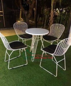 Bàn ghế sắt BGS-014