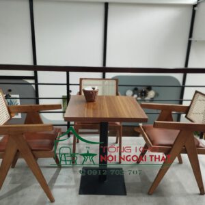 Bàn ghế gỗ BGG-027