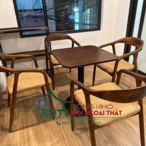 Bàn ghế gỗ BGG-029