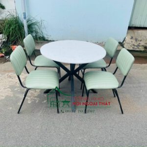 Bàn ghế sắt BGS-022