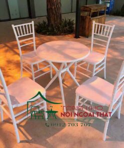 Bàn ghế nhựa BGN-006