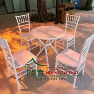 Bàn ghế nhựa BGN-006