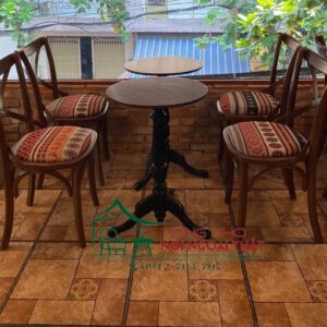 Bàn ghế gỗ BGG-032