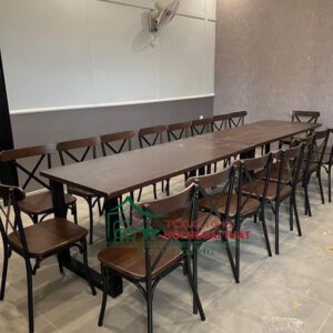 Bàn ghế sắt BGS-021