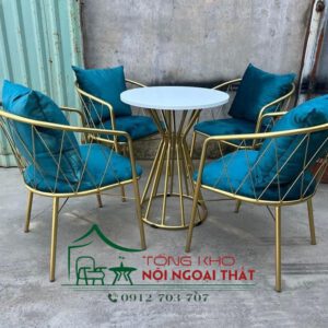 Bàn ghế sắt BGS-025