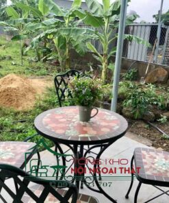 Bàn ghế sắt BGS-026 5 Bàn ghế sắt BGS-026 - Ảnh 3