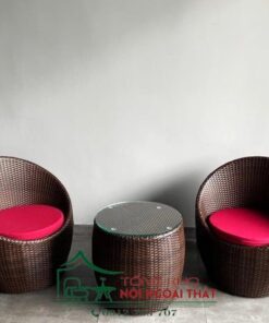 Bàn ghế nhựa giả mây - BGNGM019 3 Bàn ghế nhựa giả mây - BGNGM019 - Ảnh 2