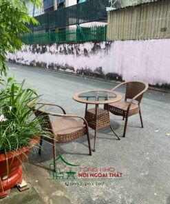 Bàn ghế nhựa giả mây - BGNGM024 5 Bàn ghế nhựa giả mây - BGNGM024 - Ảnh 2