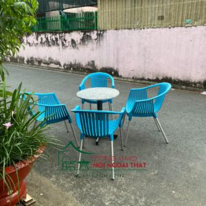 Bàn ghế nhựa - BGN008