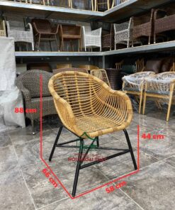 Bàn Ghế Nhựa Giả Mây - BGNGM31 6 Bàn Ghế Nhựa Giả Mây - BGNGM31 - Ảnh 3