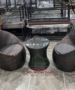 Bàn Ghế Nhựa Giả Mây - BGNGM32 5 Bàn Ghế Nhựa Giả Mây - BGNGM32 - Ảnh 2