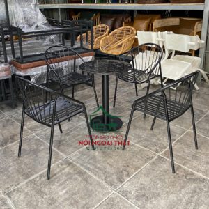 Bàn Ghế Sắt - BGS28