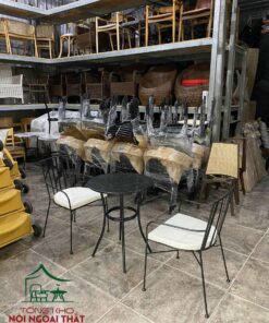 Bàn ghế cafe sắt sân vườn - BGCFSV10 6 Bàn ghế cafe sắt sân vườn - BGCFSV10 - Ảnh 2
