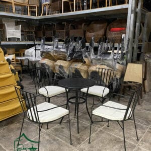 Bàn ghế cafe sắt sân vườn - BGCFSV10