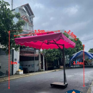 Dù lệch tâm vuông 2.5x2.5m