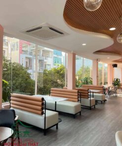 Sofa cafe sắt bọc nệm - SCF21 3 Sofa cafe sắt bọc nệm - SCF21 - Ảnh 2