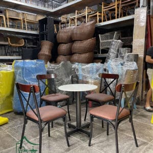 Bàn ghế cafe sân vườn giá rẻ - BGCFSV17