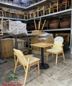 Bàn ghế cafe trà sữa - BGCF38 - Ảnh 2