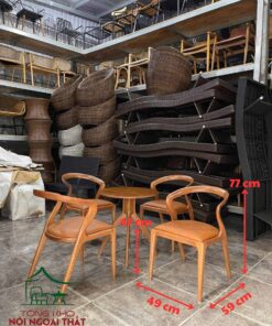 Bàn ghế cafe trà sữa - BGCF37