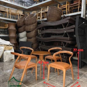 Bàn ghế cafe trà sữa - BGCF37