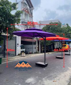 Dù che lệch tâm tròn đường kính 3.9m