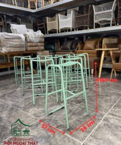 Ghế bar sắt decor BGB09