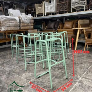 Ghế bar sắt decor BGB09