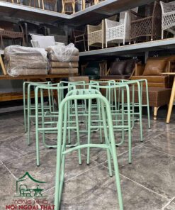 Ghế bar sắt decor BGB09 - Ảnh 4