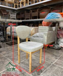 Bàn ghế cafe gỗ bọc nệm BGCF44 5 Bàn ghế cafe gỗ bọc nệm BGCF44 - Ảnh 3