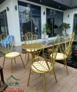 Bàn ghế sân vườn ngoài trời BGSVNT18
