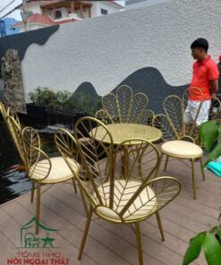Bàn ghế sân vườn ngoài trời BGSVNT18 5 Bàn ghế sân vườn ngoài trời BGSVNT18 - Ảnh 3