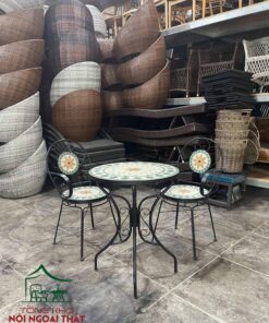 Bàn ghế sân vườn ngoài trời BGSVNT20 6 Bàn ghế sân vườn ngoài trời BGSVNT20 - Ảnh 3