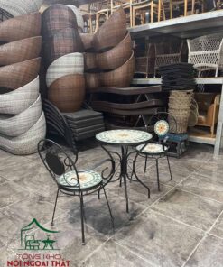 Bàn ghế sân vườn ngoài trời BGSVNT20 5 Bàn ghế sân vườn ngoài trời BGSVNT20 - Ảnh 2