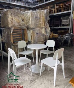 Ghế cafe nhựa chuyên dùng sân vườn ngoài trời BGN11 - Ảnh 2