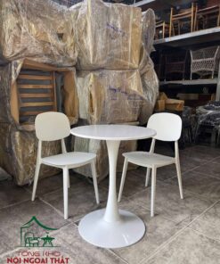 Ghế cafe nhựa chuyên dùng sân vườn ngoài trời BGN11 - Ảnh 3