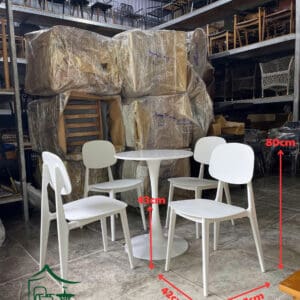 Ghế cafe nhựa chuyên dùng sân vườn ngoài trời BGN11