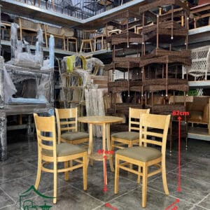 Bàn ghế cafe trà sữa BGCF54