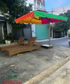 Dù che lệch tâm vuông kích thước 2.5mx2.5m