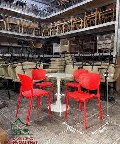 Ghế nhựa cafe trà sữa BGCF58