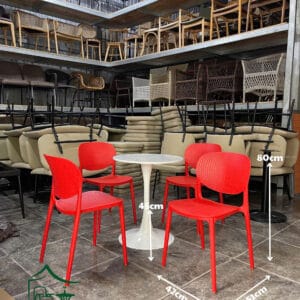 Ghế nhựa cafe trà sữa BGCF58