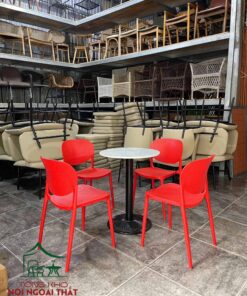 Ghế nhựa cafe trà sữa BGCF58 - Ảnh 2