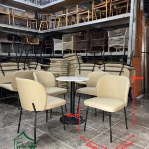 Ghế cafe sắt nệm BGCF59